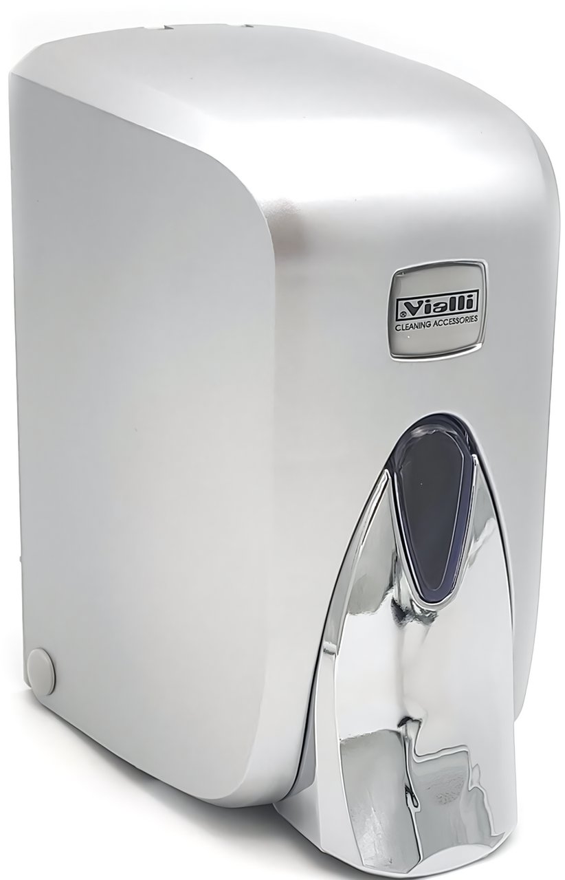 Диспенсер (дозатор) для жидкого мыла Vialli S5С ("хром") 500мл., фото 1