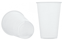 Стакан 200 мл. белый/прозрачный (СуперЭконом класс) Упакс Юнити