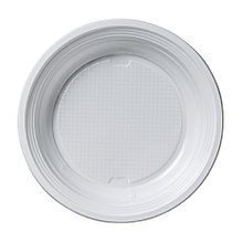 Тарелка пластиковая круглая, 20,5 см диаметр