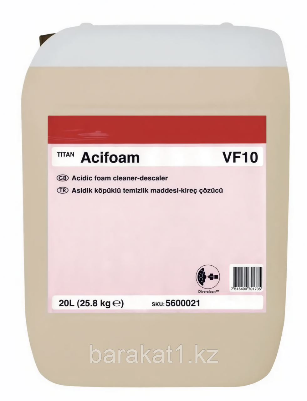 Diversey Acifoam - для мойки и удаления отложений солей жесткости воды