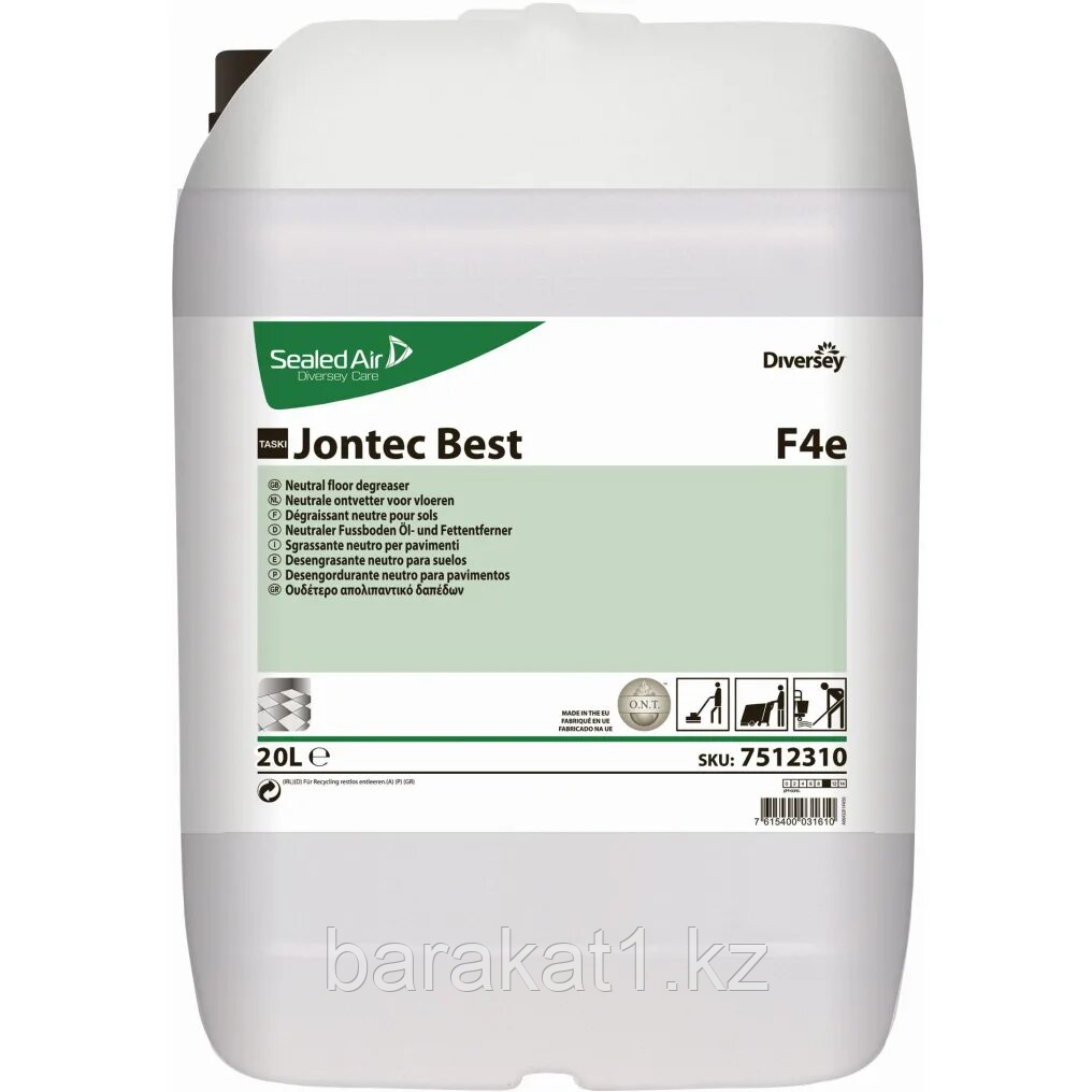Taski Jontec Best 20л - эмульсия для любых твердых напольных поверхностей с блеском