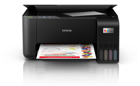 Epson МФУ струйное цветное Epson L3200 C11CJ69401, А4, до 33 стр/мин (драфт), USB, 4 цвета, СНПЧ, no ADF