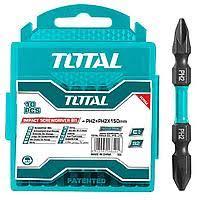 Биты торсионные INDUSTRIAL, "ТОТАL" 65мм, (10шт.)