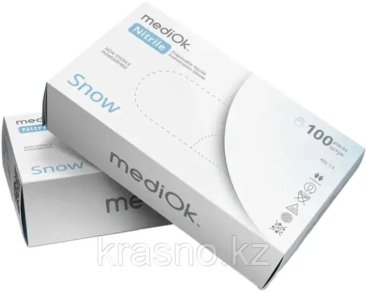Перчатки нитриловые Белые M MediOK