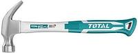 Молоток гвоздодёр с магнитом 220Гр, "ТОТАL"