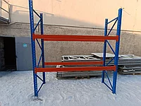 Стеллажи складские фронтальные, 6000x2700x1100мм