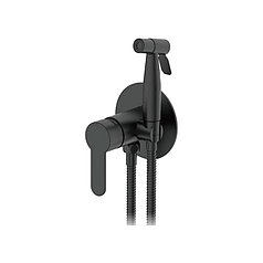Смеситель с гигиеническим душем FRAP F72801-6 встраиваемый/черный
