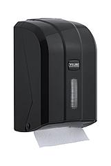 Диспенсер для листовой туалетной бумаги Z уклад чёрного цвета K6B Vialli