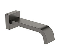 Излив настенный монтаж, Квадратный, Genebre серии KLOE GRAPHITE