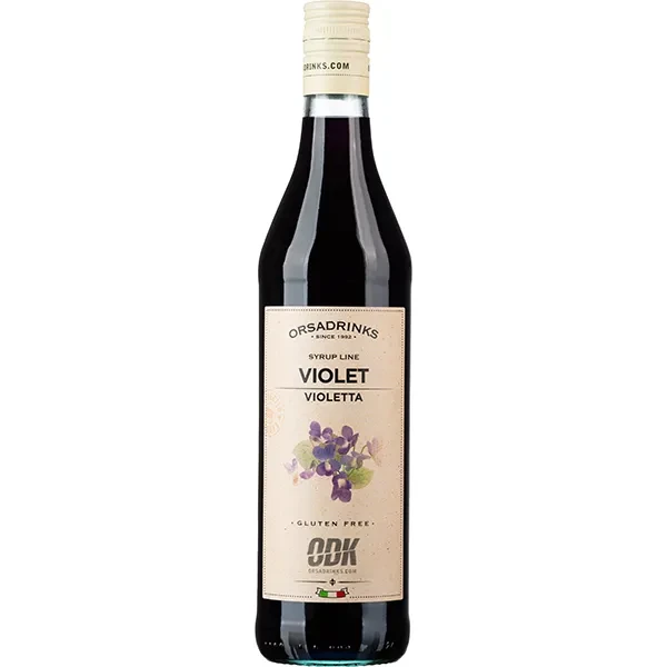 Сироп «Фиалка» ODK стекло 0,75л D=65,H=305мм, фото 1
