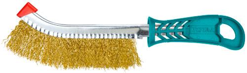 Щётка латунированная 250мм, "ТОТАL"