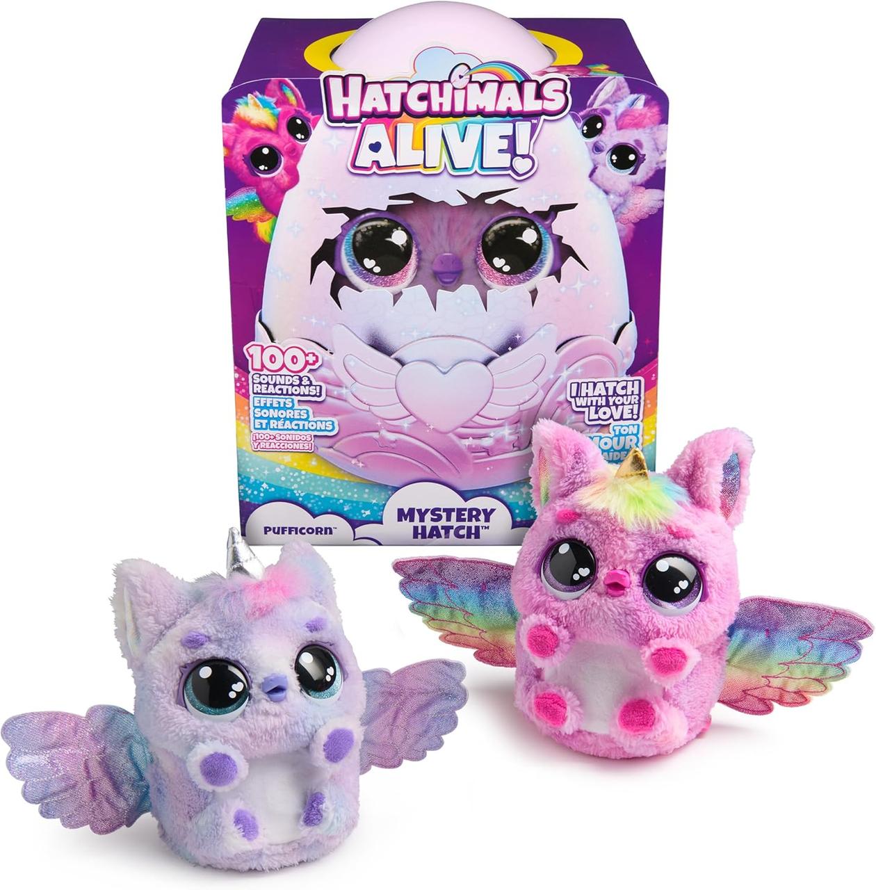 Интерактивная фигурка Hatchimals Alive PUFFICORN Mystery Hatch, фото 1