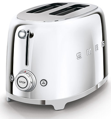 Тостер Smeg TSF01SSEU хром