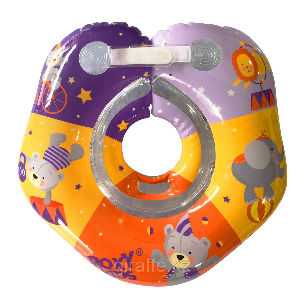 Круг на шею ROXY-KIDS Kids для купания малышей надувной BEAR Circus, фото 1