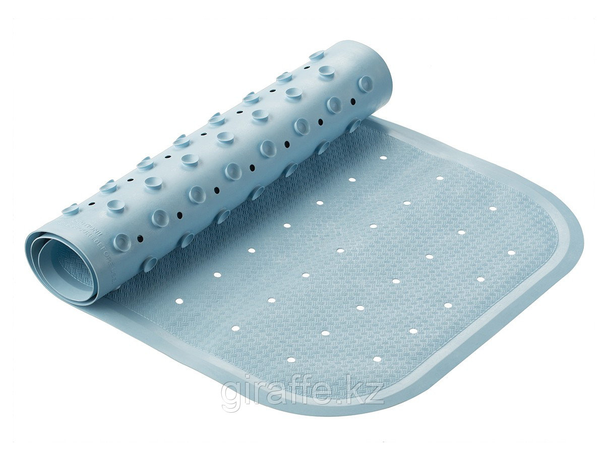 Коврик противоскользящий резиновый для ванной с отверстиями ROXY-KIDS голубой, фото 1