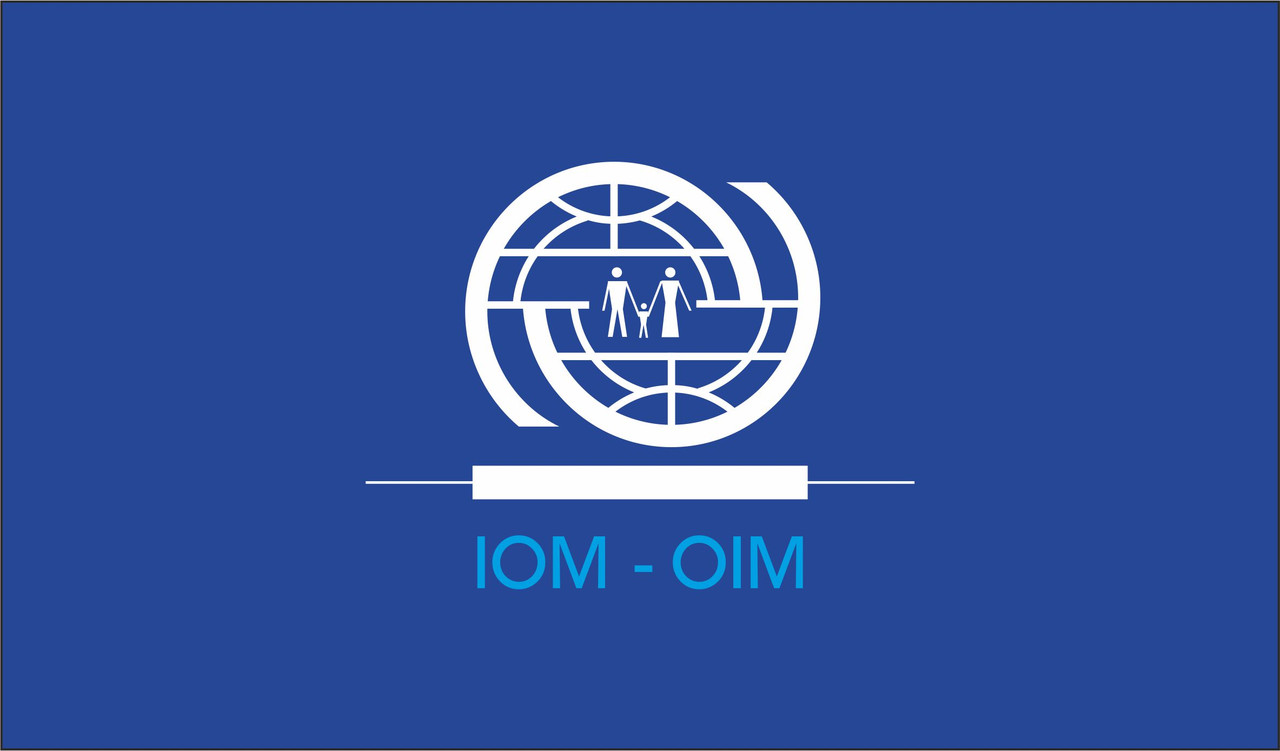 Флаг МОМ. Международная Организация по Миграции (МОМ)