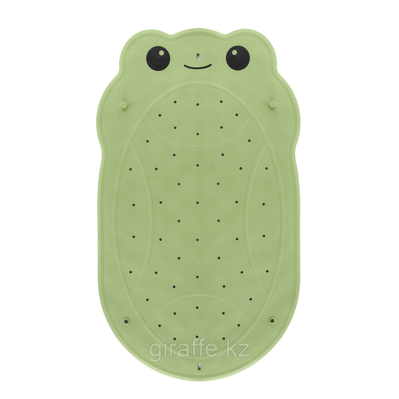 Оврик противоскользящий резиновый для ванной с отверстиями Лягушонок от ROXY-KIDS, цвет зеленый, фото 1