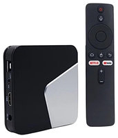 TV Box Hibox A1 2/16 Гб , ТВ приставка с голосовым пультом Smart Android TV UHD 8K Amologic