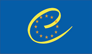 Флаг ПАСЕ. Парламентская ассамблея Совета Европы.