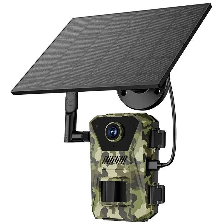 Фотоловушка 4G Сим с солнечной панелью F8-4G Solar Trail для охоты, охраны с ночной съемкой