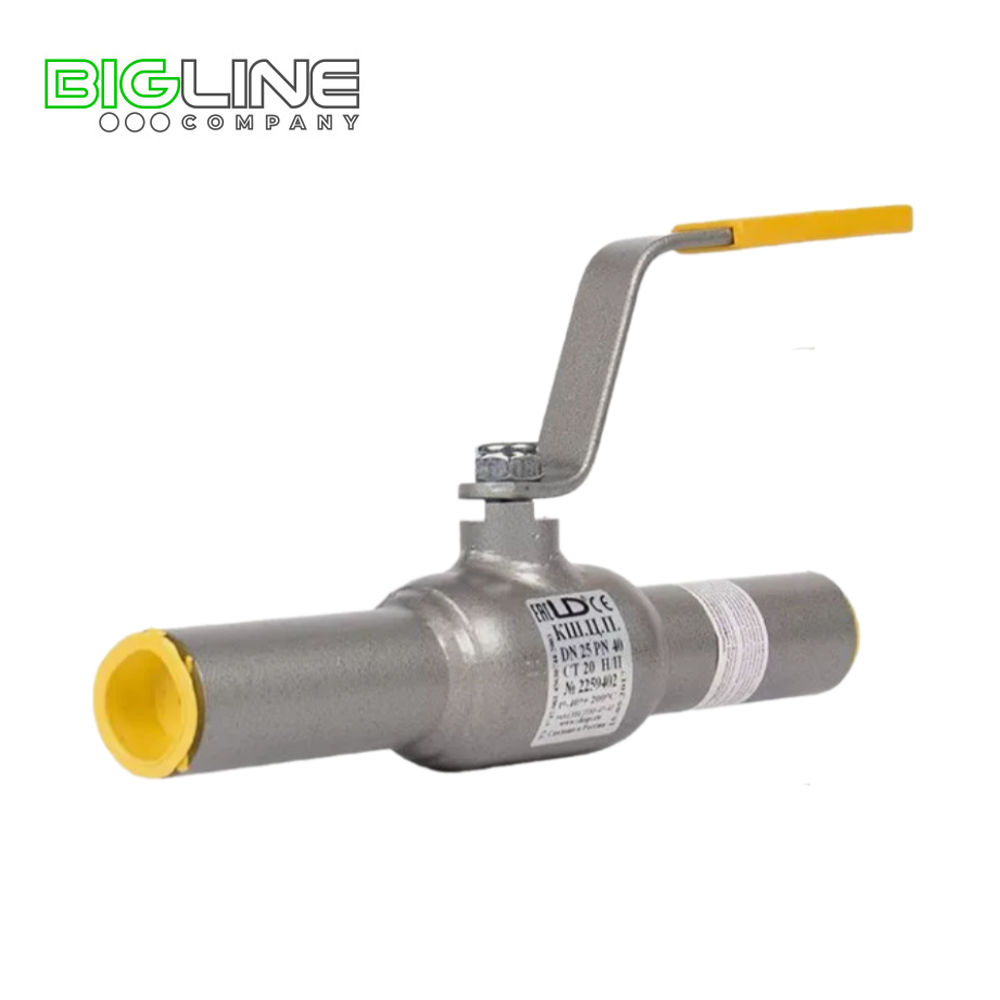 Кран шаровый привар.LD КШЦП из стали 20 Ду 80