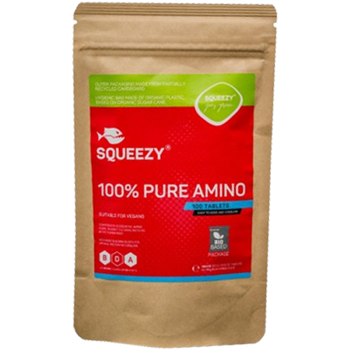 Аминокислоты SQUEEZY 100 % Pure Amino в таблетках (100 таблеток)