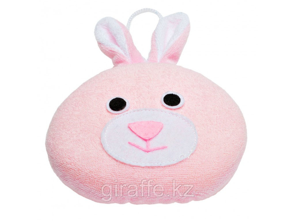 Губка детская мягкая для купания малышей ROXY-KIDS Зайка, фото 1