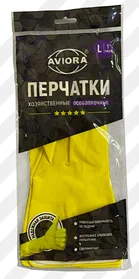 Перчатки резиновые, 5 звёзд, 1 пара, размер M, L. S. XL AVIORA