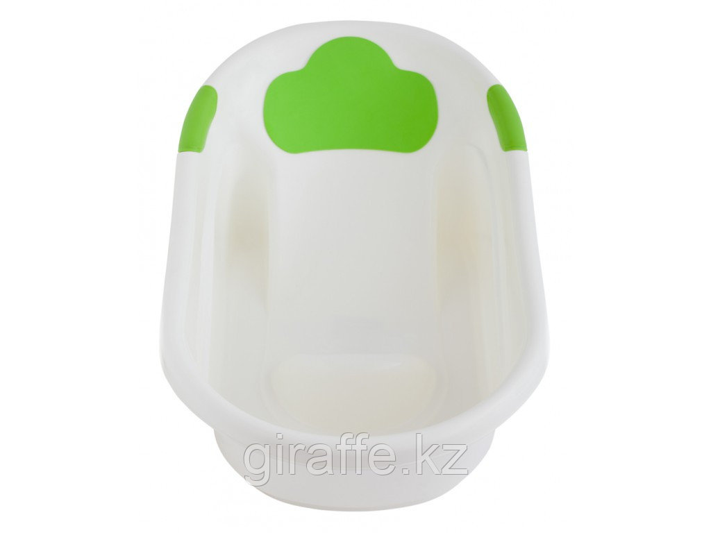 Ванночка Roxy Kids с анатомической горкой и сливом Зеленая, фото 1