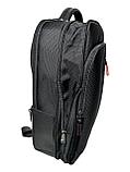 Мужской деловой бизнес рюкзак "BOPAI". Увеличивающийся объём. Крепление на чемодан.USB разъём. Скрытый карман., фото 8