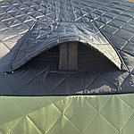 Шестигранная палатка куб трехслойная с полом и тентом 370*370см, фото 5