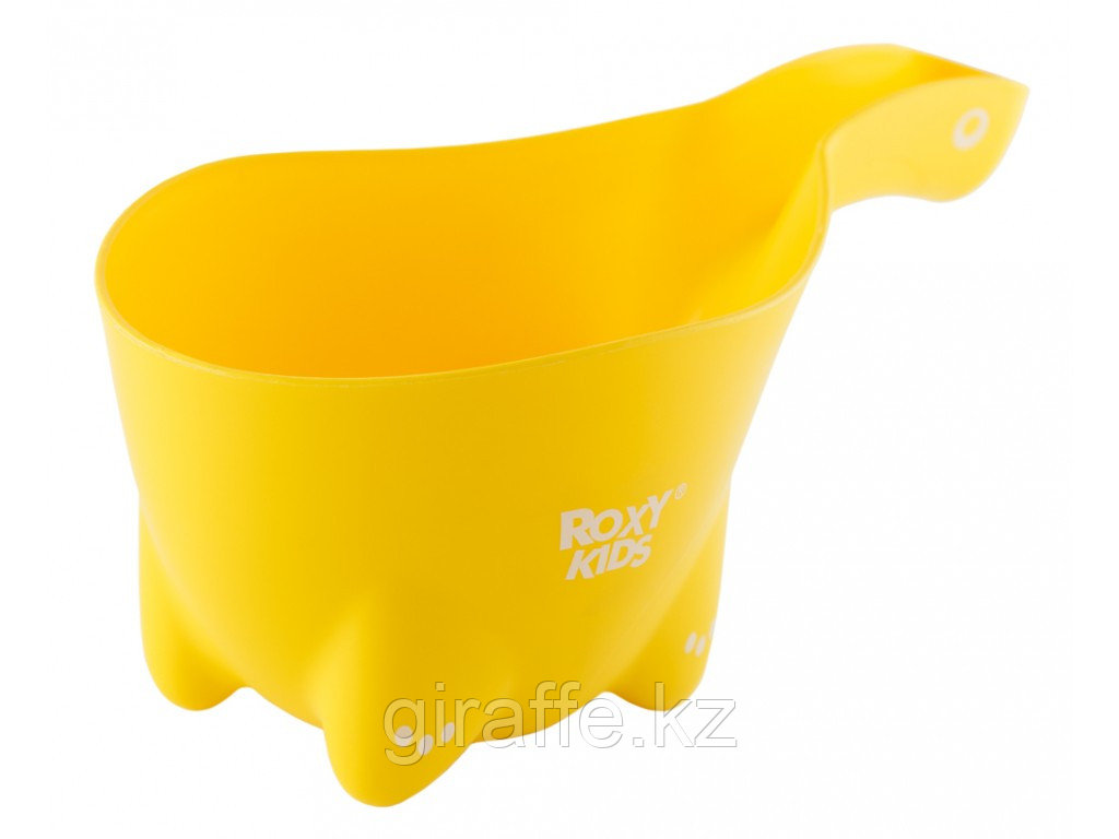 Ковш детский мягкий для мытья головы и купания DINO SAFETY SCOOP от ROXY-KIDS,цвет желтый, фото 1