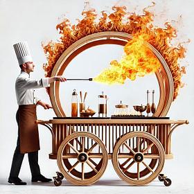 Фламбе Тележки