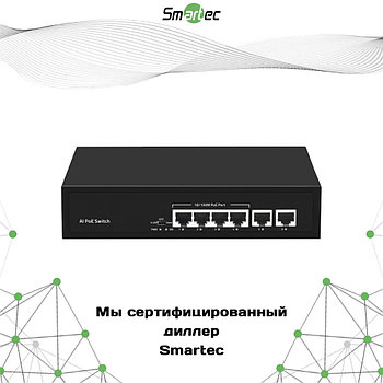 Неадминистрируемый коммутатор Smartec ST-NS004MB-MD