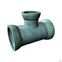 Тройник чугунный ВЧШГ Тайтон ТР - раструбный с ЦПП с наружным цинковым и лаковым покрытием Ду (DN) 200 мм ТУ