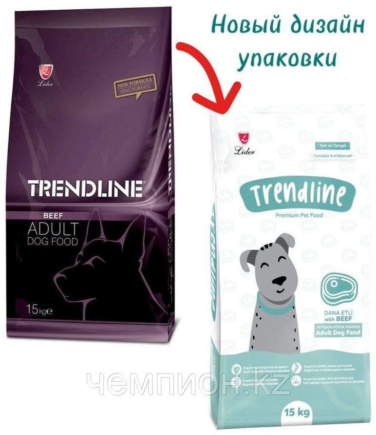 619276 Trendline Adult Beef All bread, корм для взрослых собак всех пород с говядиной, уп.15кг.