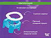 Горшок дорожный складной и насадка на унитаз HandyPotty от ROXY-KIDS с тремя пакетами, цвет лайм, фото 2