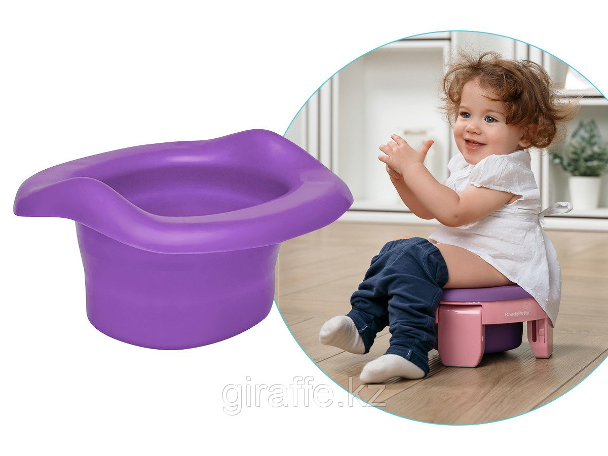 Вкладка многоразовая универсальная для дорожных горшков ROXY-KIDS, цвет фиолетовый, фото 1