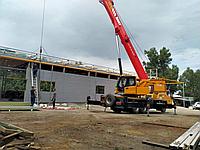 Установка сэндвич-панелей