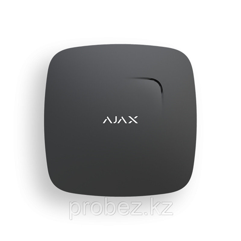 Ajax UA FireProtect Plus black Датчик дыма с сенсорами температуры и угарного газа
