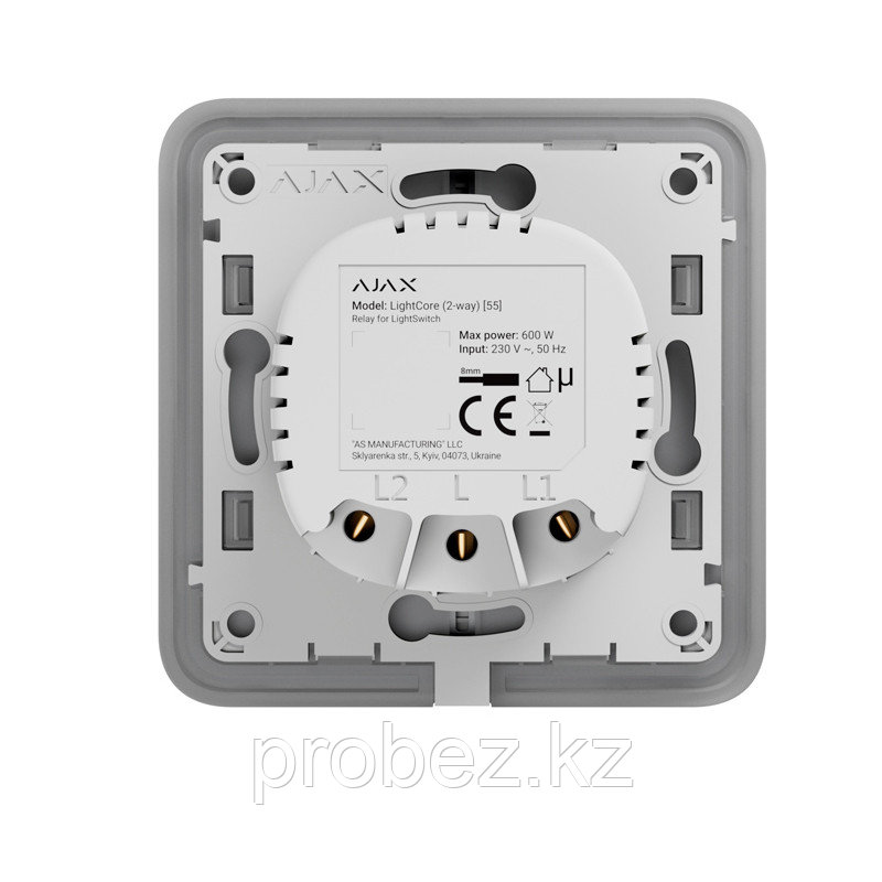 Ajax LightCore (2-way) Реле для двухклавишного выключателя