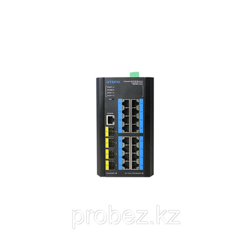UTEPO UTP7616GE-POE-IE Промышленный 16-портовый управляемый L3 коммутатор PoE