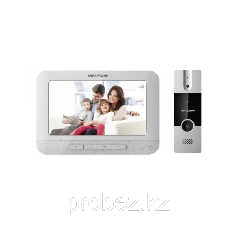 Hikvision DS-KIS202T Комплект DS-KB2411-IM (вызывная панель) + DS-KH2220 (монитор 7“)