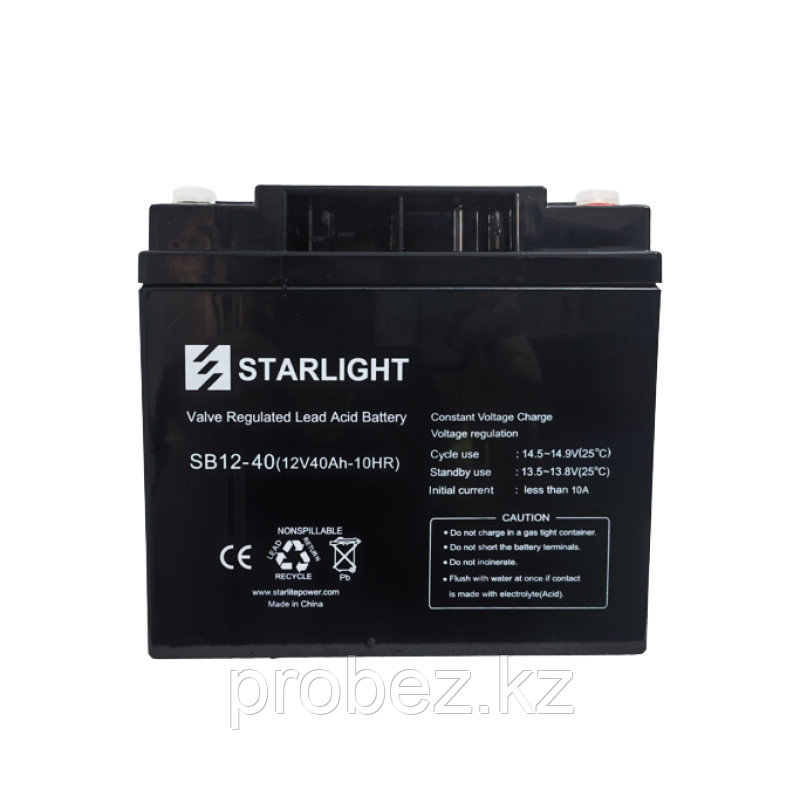 Starlight Аккумулятор 12v-40ah