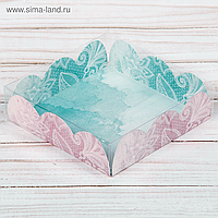 Коробка для печенья «Твой день», 10.5 х 10.5 х 3 см