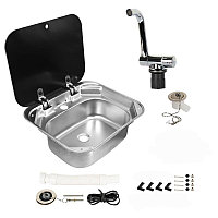 Раковина для кемпера со смесителем