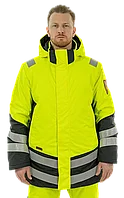 Зимняя мультизащитная куртка-парка Brodeks MW 29-83В, желтый/черный