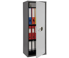 Бухгалтерский шкаф Практик SL 125T EL с кодовым замком, 2 полками и трейзером