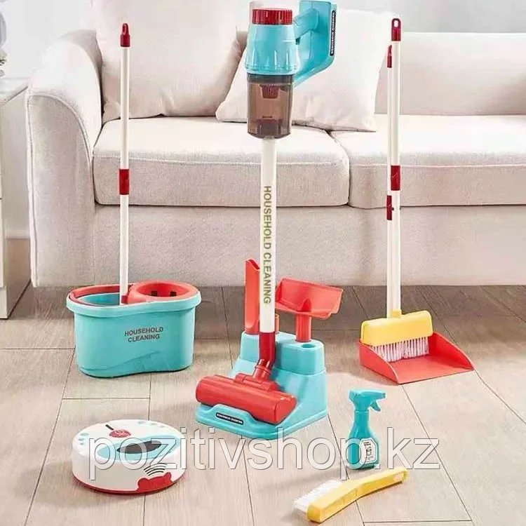 Детский набор для уборки с пылесосом Cleaning Kit