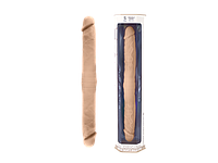 Двусторонний фаллоимитатор с двойной плотностью от SILEXD (38*3,9 см.)